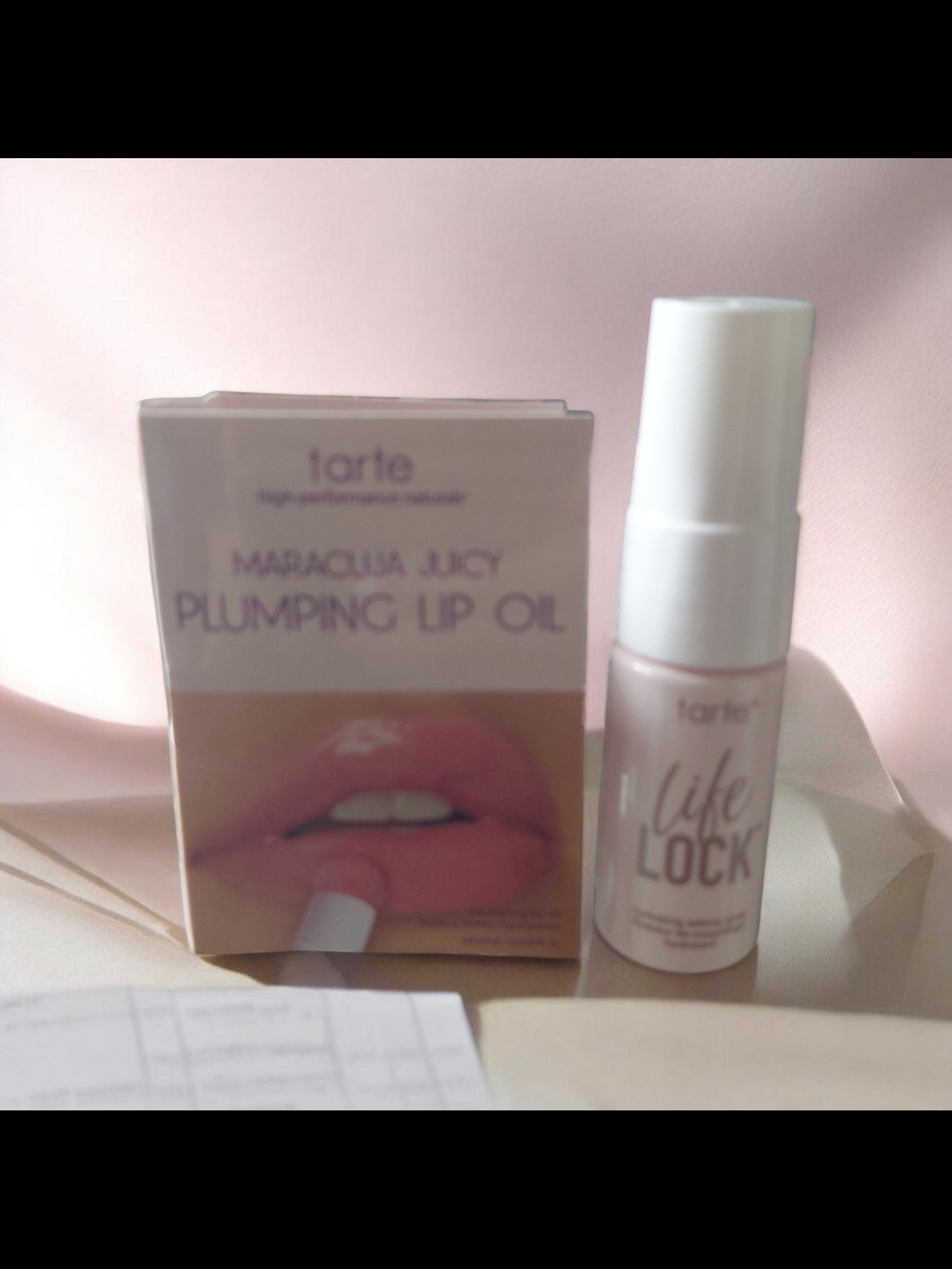 tarte Life Lock Plumping Lip Oil — Nude Pink